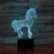Import 3d 7 Color Unicorn Led Night Light 5v Use Usb Changer Custom Design Acrylic Battery Decoration Auto CAD Layout or 3pcs a Battery from China