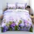 Import 3d digital flower design luxury four pieces bedding set fitted sheet comforters sets king size bedding set from China