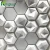 Import 3D Edgy soundproof material 3D wall panel from China