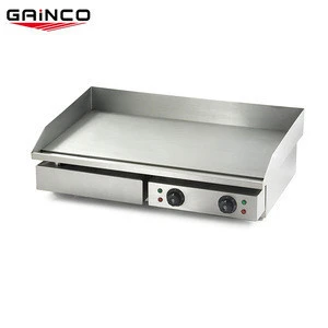 3kw commercial counter top electric burger grill griddle