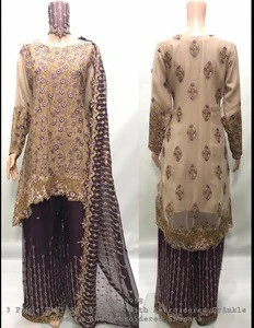 3pcs- Pakistani/Indian Stylish Fancy dresses/ Women Clothing