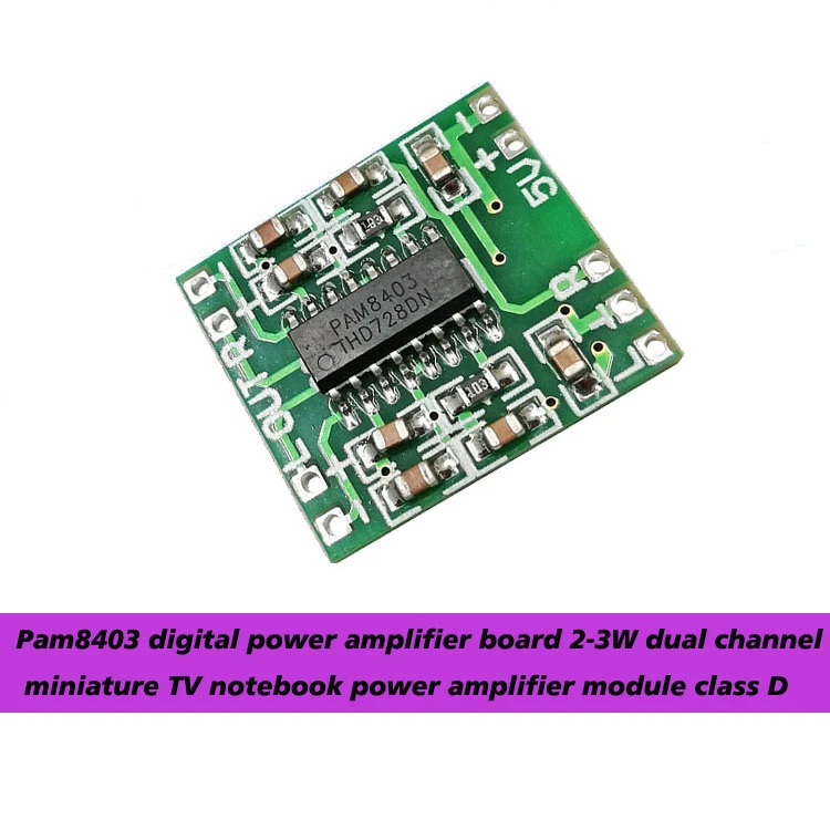 3W*2 5V DIY Kit Speaker Sound Circuit Board Power Amplifier Mini Power Amplifier Module PAM8403