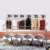 Import 4 oz Glass Square Spice Jars with Labels, Empty Spice Bottles With Shaker lids- Small Glass Storage Jars -Airtight Metal lids from China