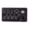 4 way touring car switch panel 12v on off toggle switch with USB charger