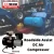 48V DC Weatherproof High Efficiency Long Duty Cycle Oil Free Professional Heavy Trailer Horn Mini Onboard Air Compressor Pump