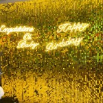 4D Sequin Shimmering Grid Flapping Wall Panel Wedding Decoration Party Event Mirror Sequin Shimmer Wall 30*30cm Backdrop Panel