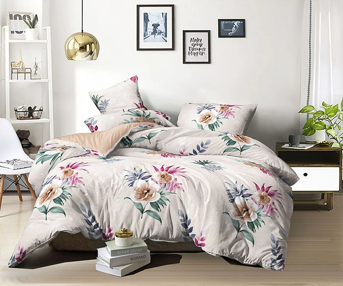 4PCS 100% polyester  comforter set bedding Bed Sheet Bedsheet Bedding Set polyester