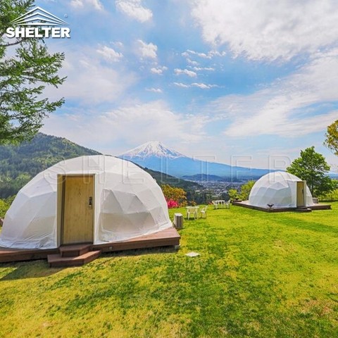 5-6m Geodesic Dome House Luxury Glamping Hotel Tent Outdoor