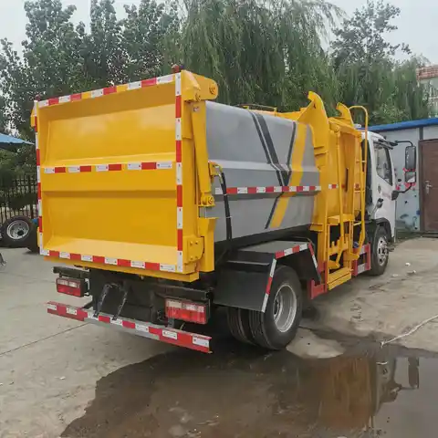 Garbage Collecting Machine Buy 5 Cbm Garbage Compactor Refuse Collection Machine 4x2 Garbage Truck ...