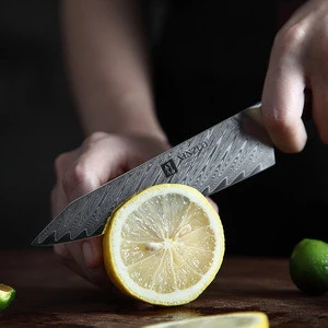 5 inch Damascus steel kitchen utility knife
