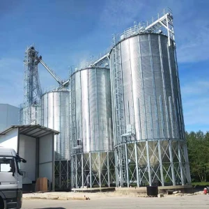 500 Ton Wood Pellets Feed Bins Maize Rice Storage Steel Silo for Sale