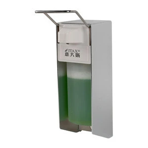 500ml Elbow Sanitizer Dispenser Refill Disinfectants Box Hospital Equipment Wall-mounted Hand Cleaning Manual Sanitizer Holder