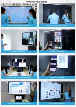 55 65 75 86 98 105 110 Inch LCD Interactive Panel Interact Flat Panel Digital Smart Board Interactive Whiteboard