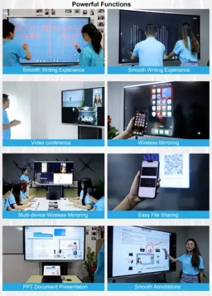 55 65 75 86 98 105 110 Inch LCD Interactive Panel Interact Flat Panel Digital Smart Board Interactive Whiteboard