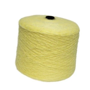 5.8Nm knitting weaving textile cotton crocheting dyed fancy hair wool mohair cheap chunky acrylic yarn for sweaters