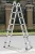 Import 5M Hinge Aluminum Telescopic Ladder from China