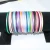 Import 5mm Satin Ribbon covered plain metal hair headbands for DIY hair ornaments from China