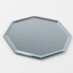 5x5 inch acrylic mirror coaster beveled square plexiglass silver mirror coaster cup mat