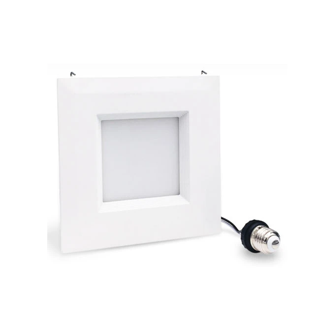 6 inch 15W 1125lm lumen led square retrofit kit recessed downlight