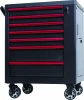 7 Drawers steel heavy duty moving metal tool cabinet with side door box roller trolley with castors