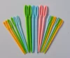 7.5cm 9cm Multicolor Plastic Hand Sewing Needles Knit Weaving Tools
