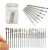 Import 7pcs/set  Bag Packaging Diamond Nail Drill Bit Rotate Burr Milling Cutter Bits For Manicure Electric Nail Drill Accessories from China