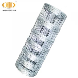 8&#x27; fixed knot galvanized pig and goat wire fence, high tensile bonnox fence wire for farm use