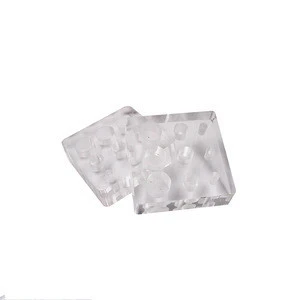 9 Holes Square Tattoo Ink Holder Cap Acrylic Clear Pigment Cups Stand Holder