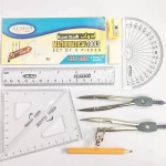 9pcs  school stationery  math set with compass,stationery set,geometry box