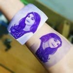 A4 size stencil tracing wax paper only paper without printer machine and tattoo stencil print ink