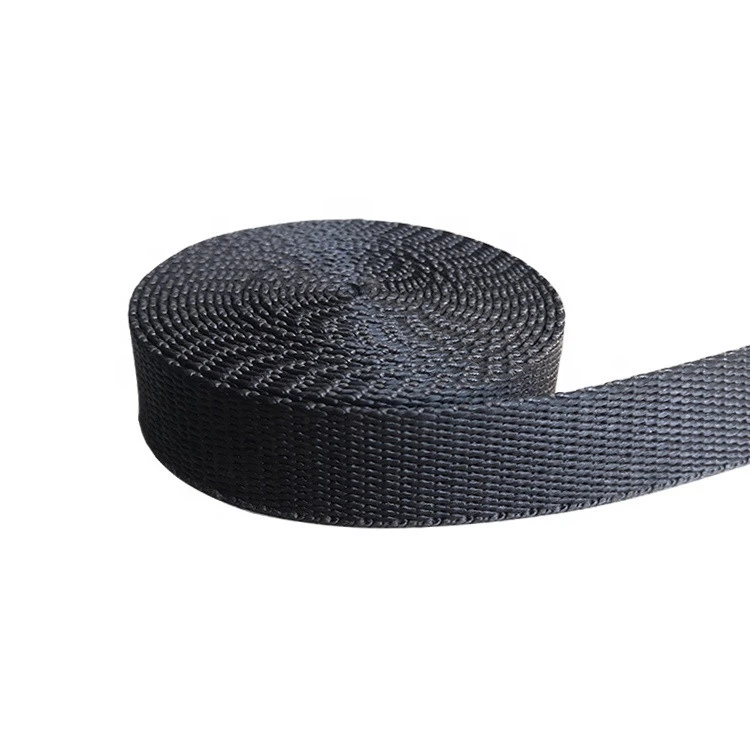 Abrasion resistant UHMWPE webbing strap for climbing gear