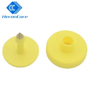 ABS plastic printed encoded rfid nfc sanimal ear tag for cow ,sheep,pig,cattle ear tag