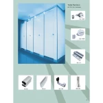 Accessories Type compact laminate cubicle toilet partition hardware