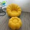 Adult Indoor Relax leisure Sofa New design Colorful comfortable Sherpa Fabric Pumpkin-shaped Lovely Lounge