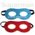 Import  customize superhero cosplay eye party mask for kids from China