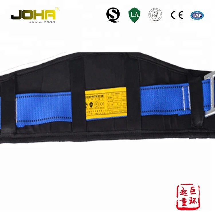 Alloy Steel D-ring Work Positioning Waist Safety Belt for Construction
