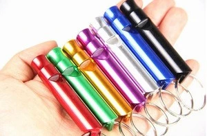 Aluminium Alloy Pet Puppy Dog Animal Training UltraSonic Supersonic Obedience Sound Whistle 6 Colors Available