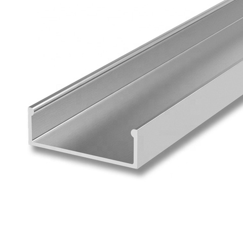 Buy Aluminium U Channel For 10mm Glass 6063 Aluminum Profile Factory ...