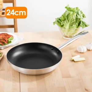 aluminum  non-stick_fry_pan with coated steak pan with handle