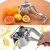 Import Amazon best supplier stainless steel lemon squeezer manual fruit citrus juicer from China