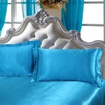Amazon custom soft luxury hotel bedding satin pure silk  Envelope  pillow case cover  100% mulberry silk