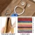 Amazon Ebay Hot Selling Custom Leather Car Logo Key Holder Bag