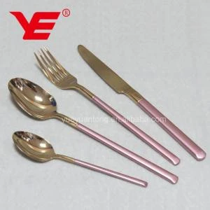 AMAZON high quality 18/10 stainless steel flatware set for wedding occasions