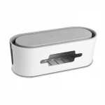 Amazon new design plastic cable management box cable organization storage box bin table desk strip wire case