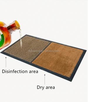 amazon top seller 2020 Bar accessories sterilizing mat split with two different parts/ new style with disinfecting and dry mat