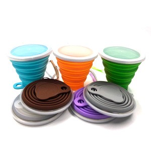 Amazon top selling Silicone Collapsible travel cup portable coffee cup