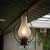 Import American country side antique decorative electric mini glass kerosene oil pendant lamps for restaurants from China