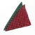 Import Amigo Factory Wholesale Cotton Custom Christmas Red Green Plaid Triangle Cat Scarf Double Layer Puppy Dog Bibs Towel Pet Bandana from China