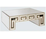 Antique mirror coffee table