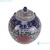 Import Antique Red Lotus Flower Split Crack Pattern Belly Shape Ceramic Flower Pot Lidded Jars from China